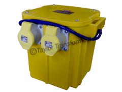 TC5000/2     5KVA Continuous Portable Tool Transformer 2x32A 110v Output Sockets